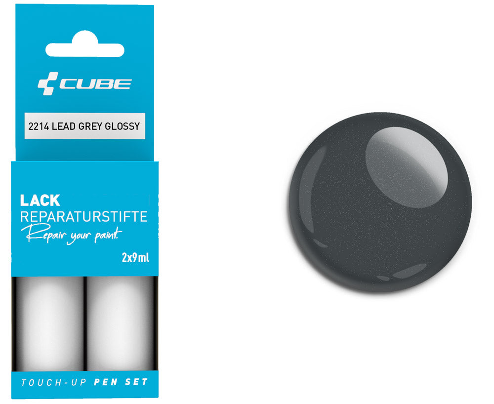 Cube Lackstift-Set bleigrau glänzend