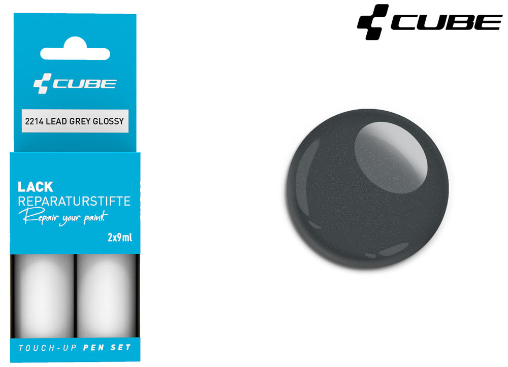 Cube Lackstift-Set bleigrau glänzend