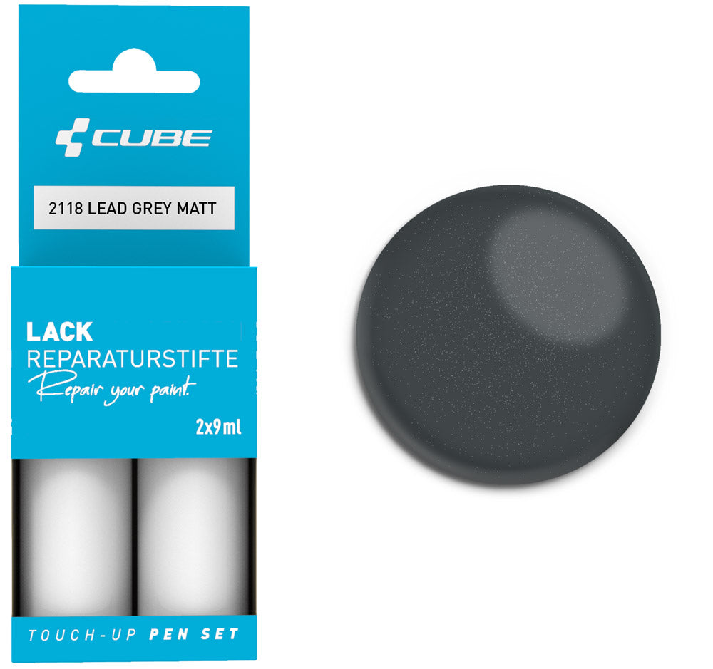 Cube Lackstift-Set bleigrau matt