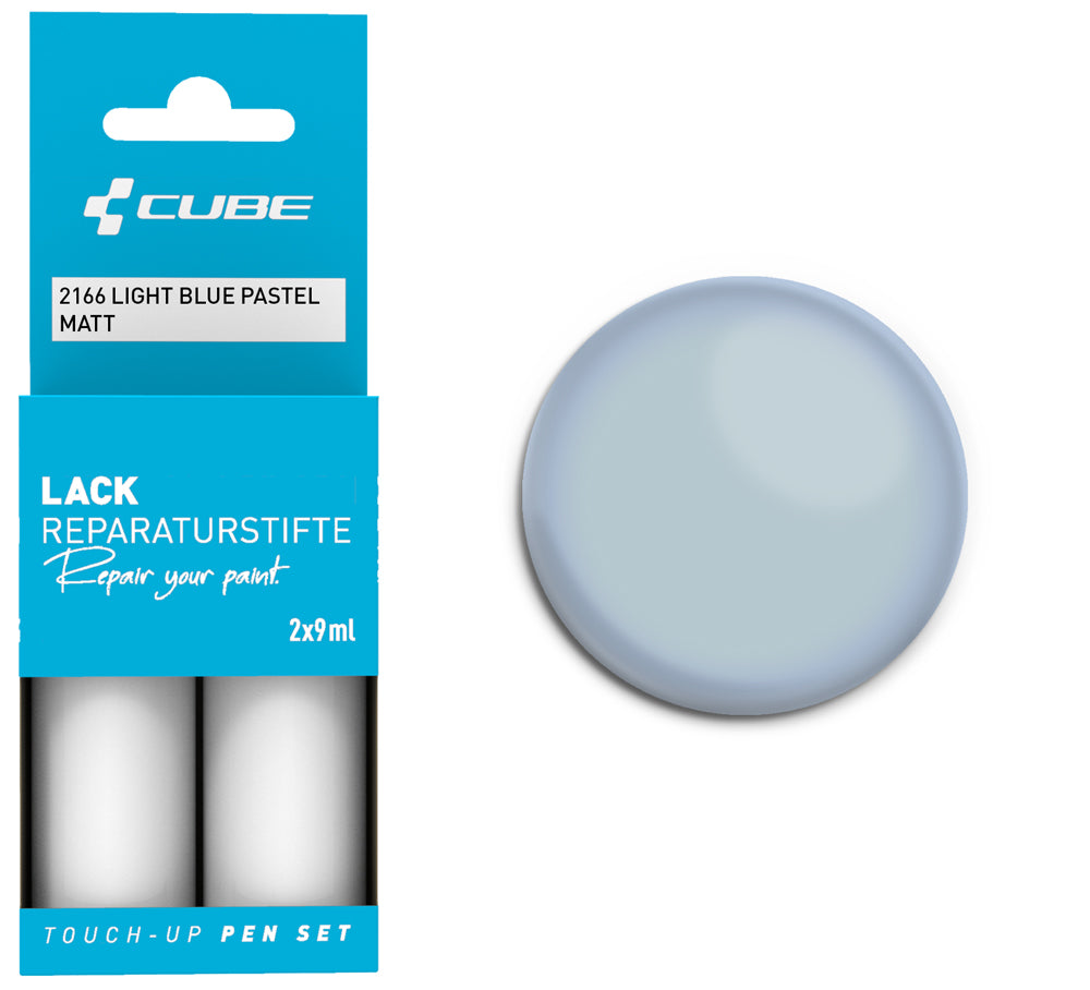Cube Lackstift-Set hellblau pastell matt