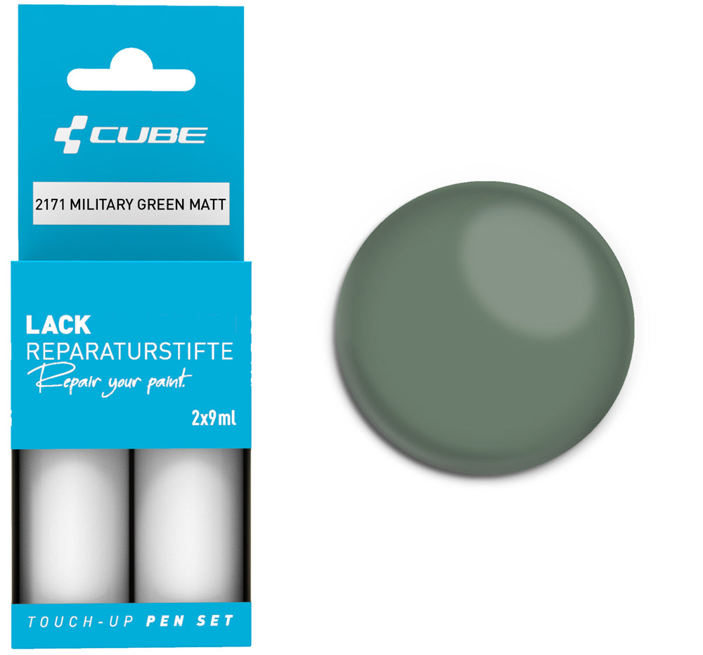 Cube Lackstift-Set Militärgrün matt