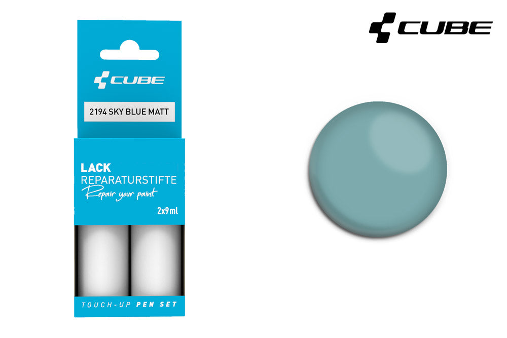 Cube Lackstift-Set Himmelblau matt