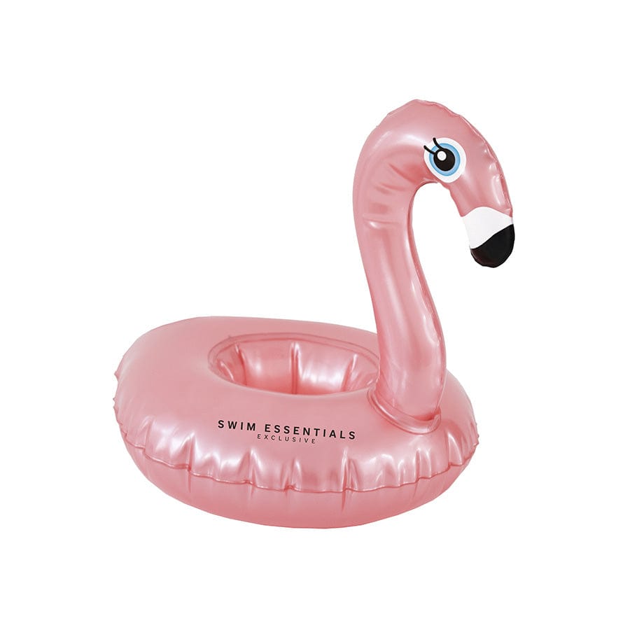 Dreamscape | Rosé Gold aufblasbarer Tassenhalter Flamingo