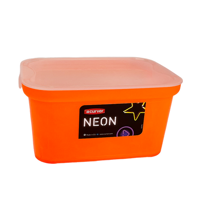 Curver Aufbewahrungsbox mit Deckel neonorange 5 Liter