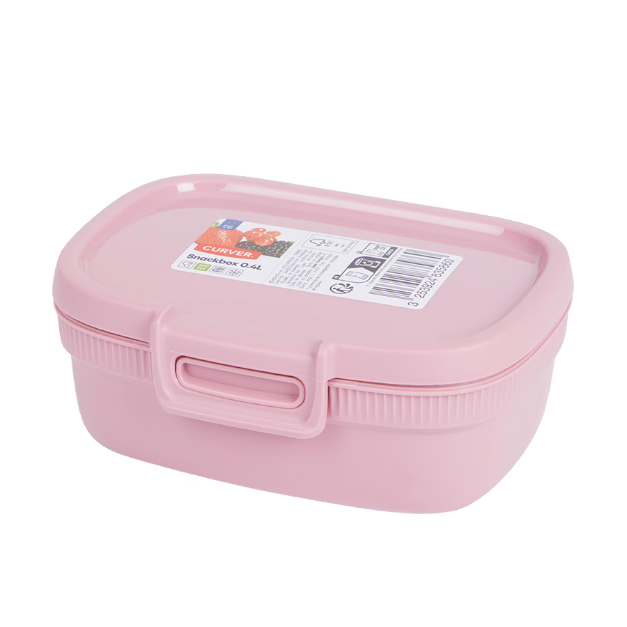 Pic Curver Snackbox 0,4 Liter rosa 10x13x5cm