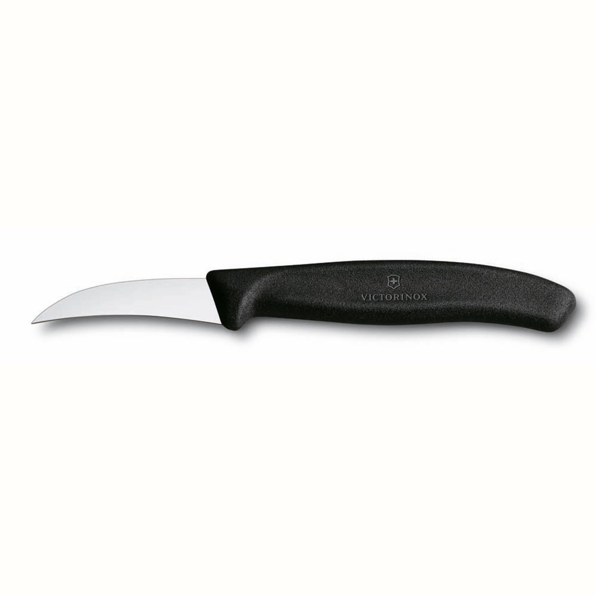 Victorinox Schälmesser gebogen schwarz