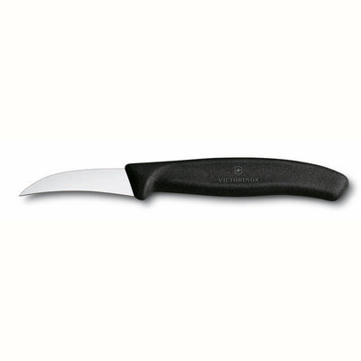 Victorinox Schälmesser gebogen schwarz
