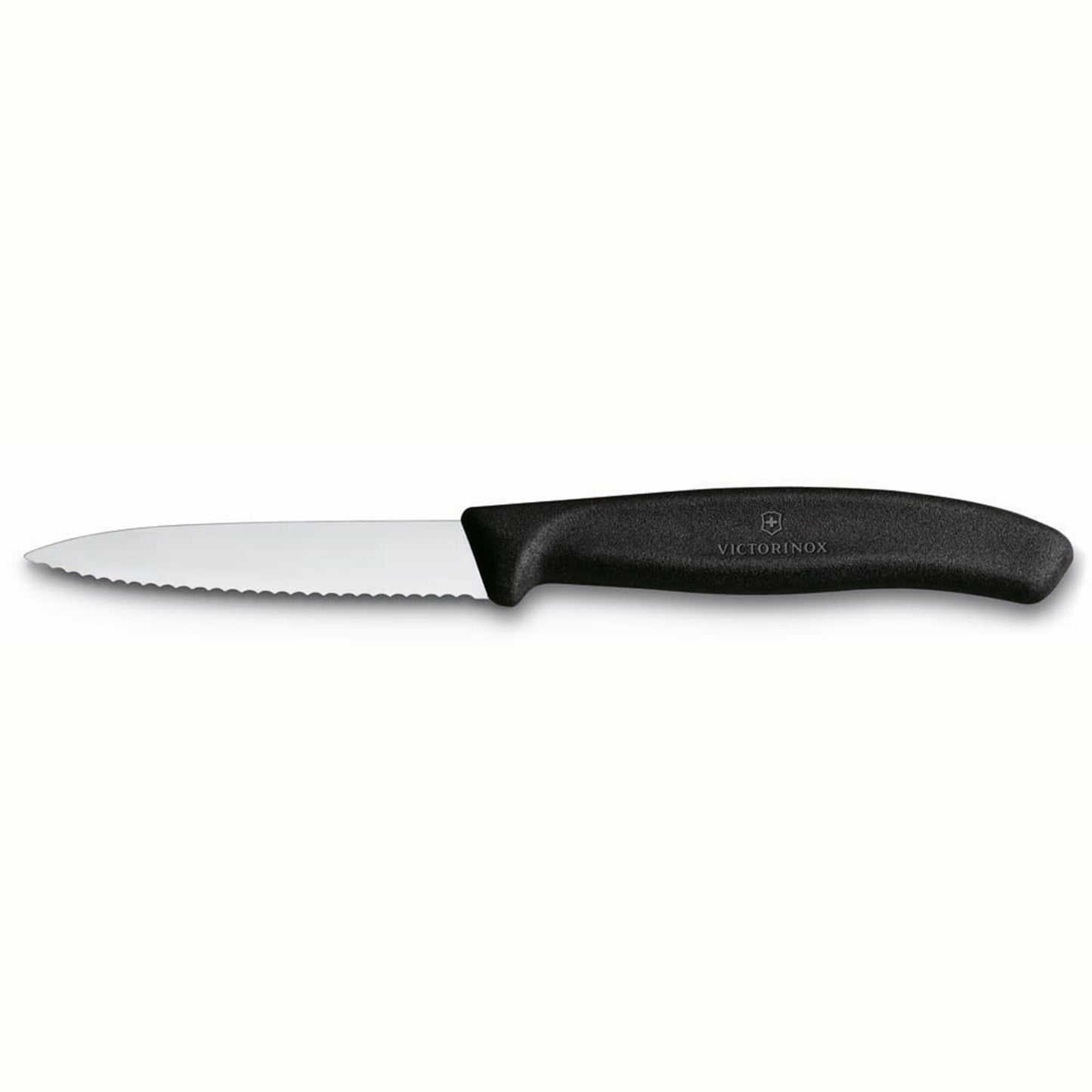 Victorinox Schälmesser gezahnt schwarz