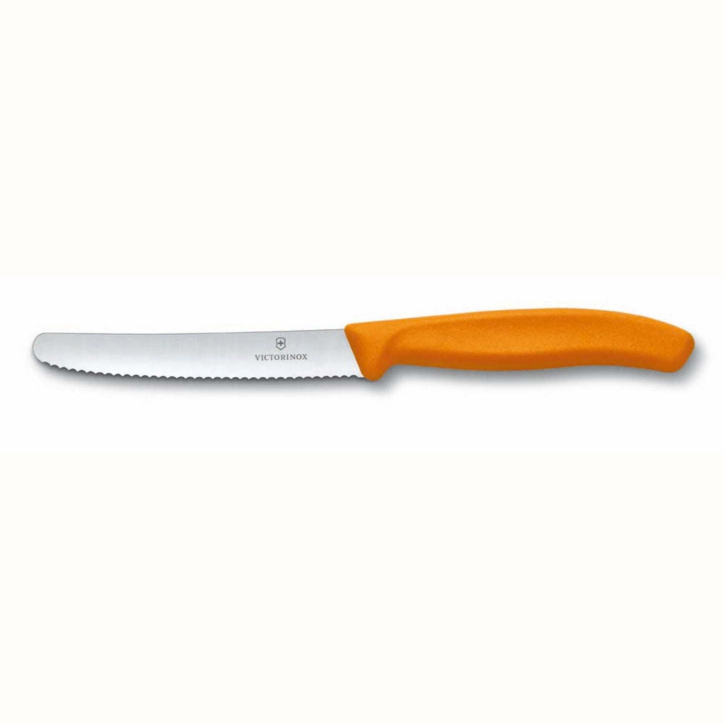 Victorinox Tafelmesser mit Wellenschliff orange