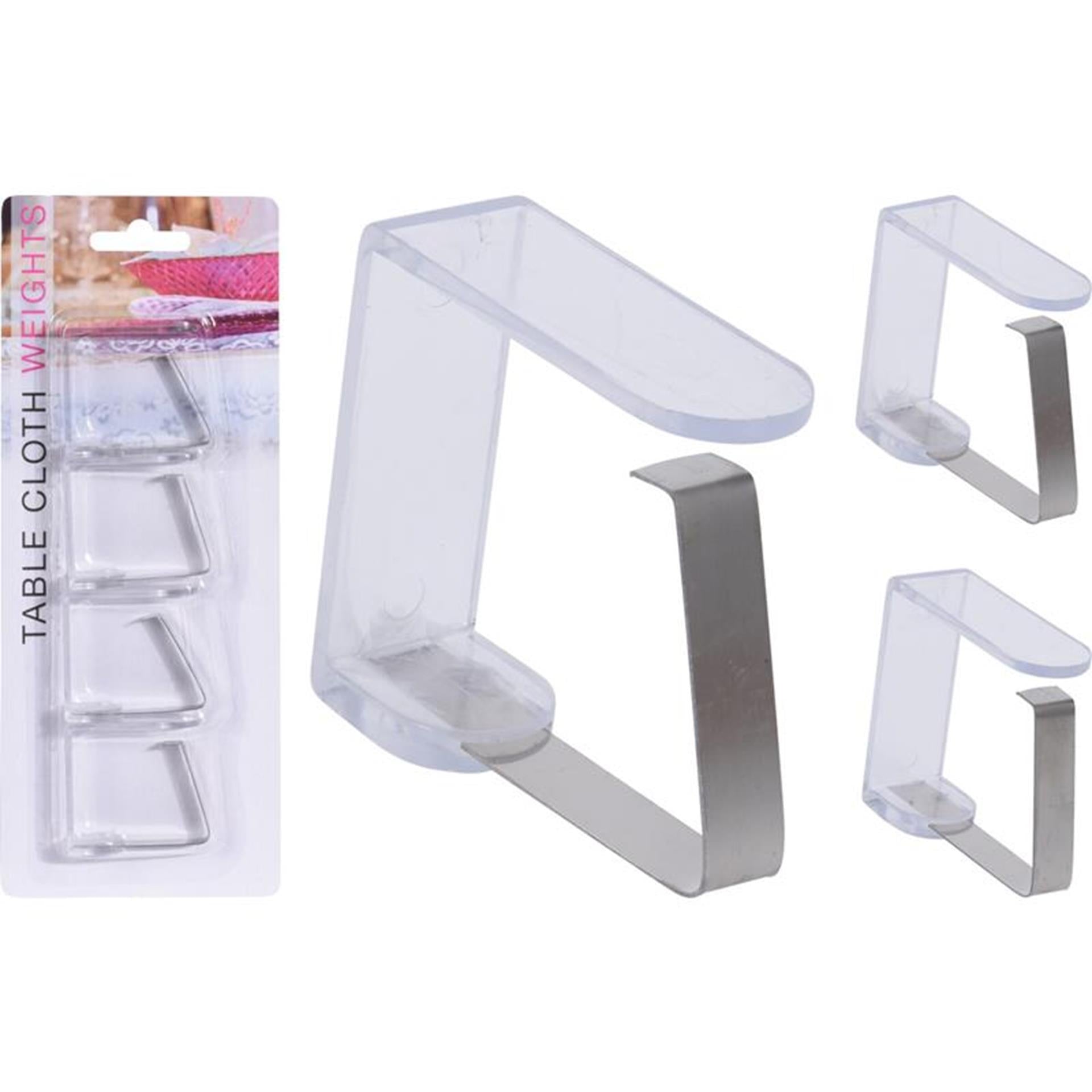 Pro Garten-Tischdeckenklemmen-Set, 4-teilig