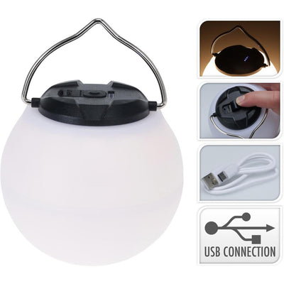 Redcliffs Campinglampe rund mit USB-C-Haken