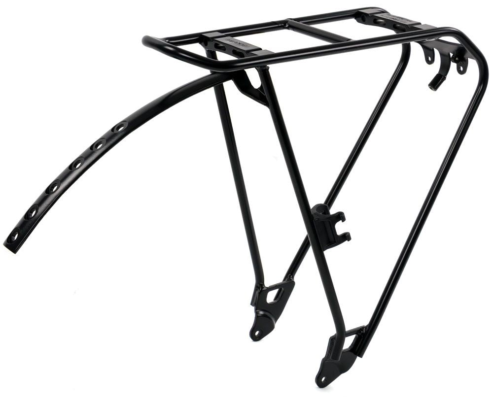 Tubus-Träger hinter Racktime F3 Venya Snap-it-System