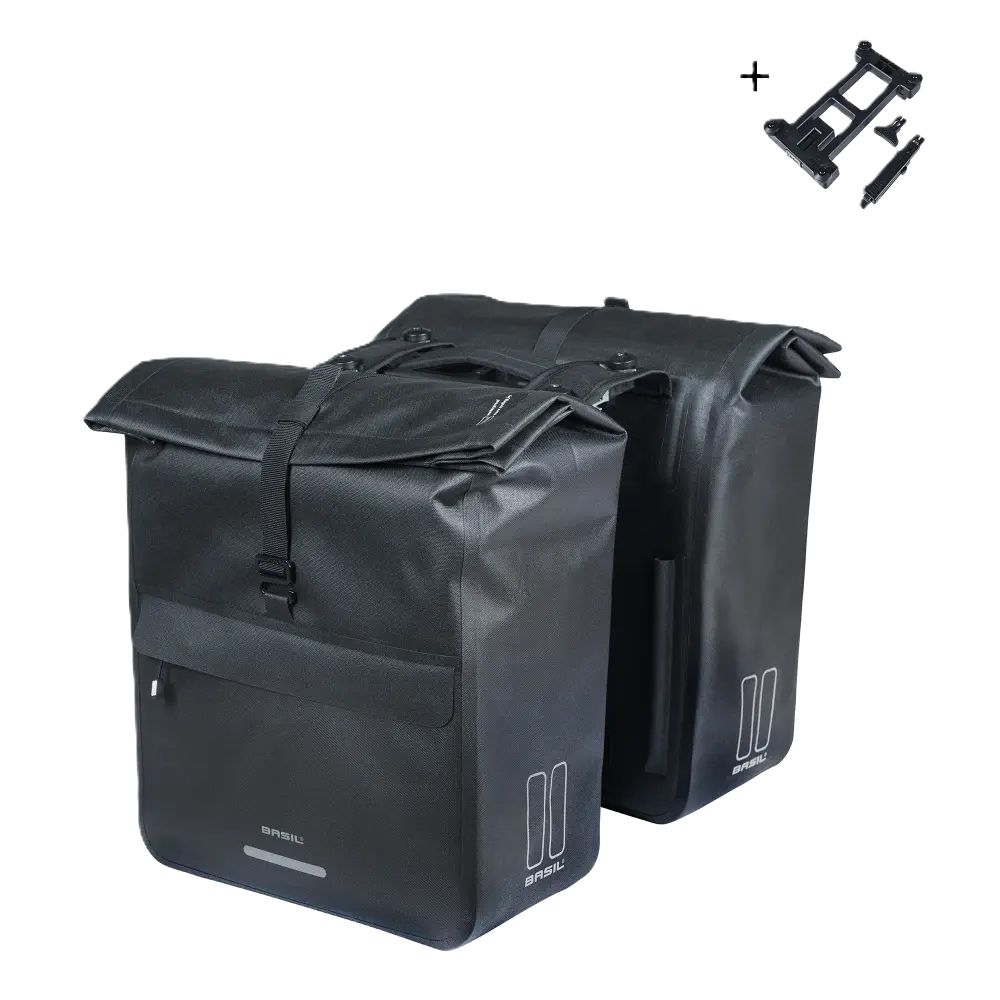 Basil Doppelte Fahrradtasche Urban Dry Neo Mik