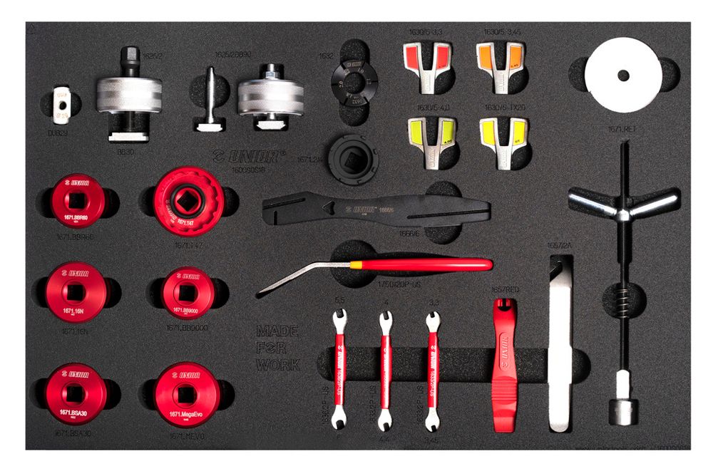 Unior Tool Inlay-Werkzeugwagen