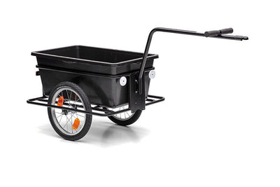 Roland Big Boy Fahrradanhänger - Kunststoff Stahl - 90L - Schwarz