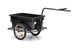 Roland Big Boy Fahrradanhänger - Kunststoff Stahl - 90L - Schwarz