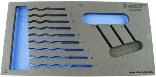 Schaumstoff -Unior -Werkzeugauto