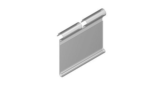 Preisschild ohne Marke, PVC-Haken 40 x 60 ds a 10