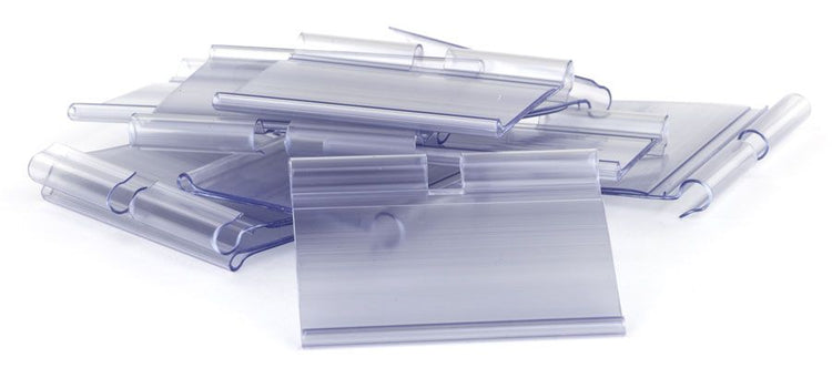 Preisschild ohne Marke, PVC-Haken zum Einklicken, 30 x 52 ds a 10