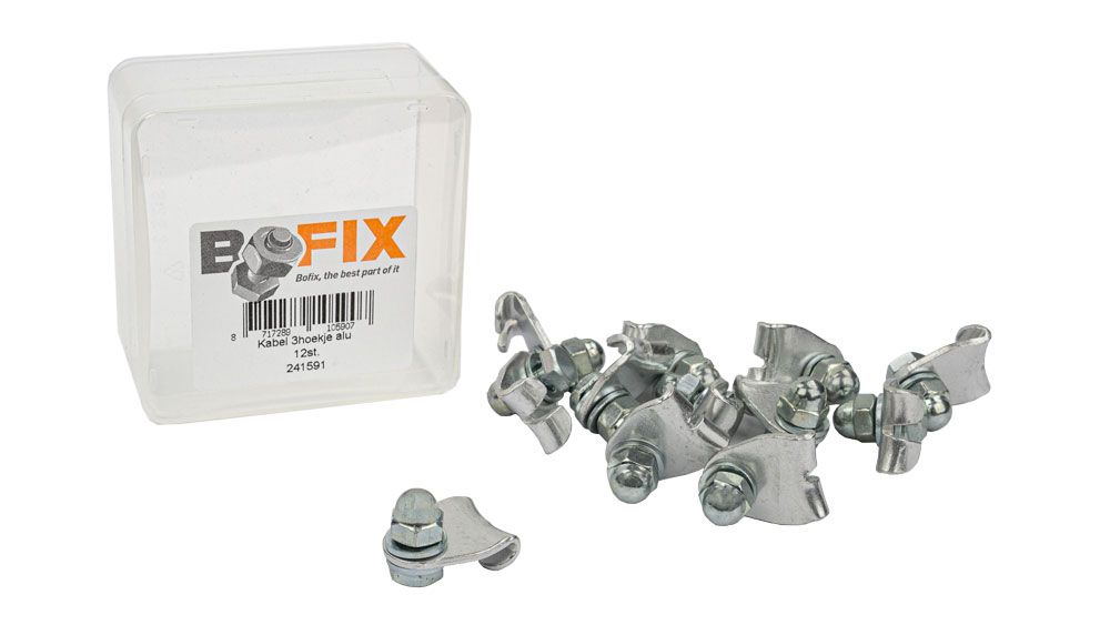 Bofix Box a 12 Kabeldreiecke alu