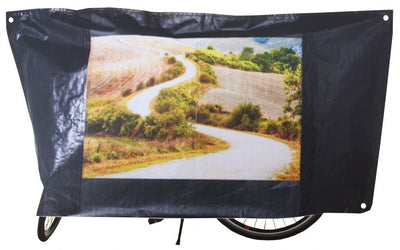 Vk International Fahrradschutzhülle Farbe Fahrradabdeckung innen. Farbe schwarz