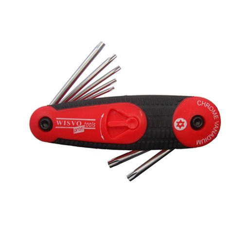 Wisvo GRS Taschenmodell Torx-Set M-Loch TX9-TX40 8-tlg