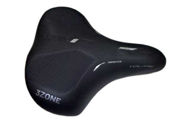 Selle Bassano Sattel SB Volare 3Zone Comfort Plus XXL Schwarz