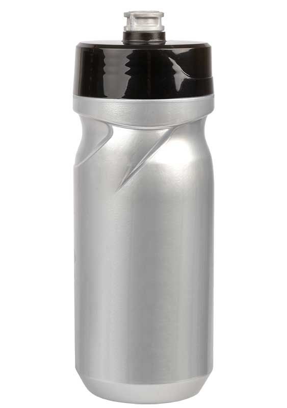 Polisport Wasserflasche mit Schraubverschluss S600 600 ml Silber Schwarz
