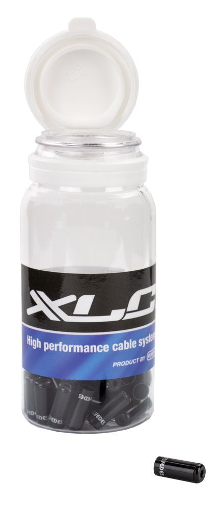 XLC-Kabelhut 5,0 mm, schwarzer Topf a 50