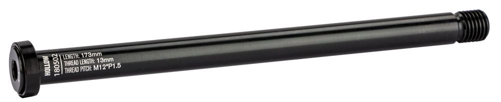 Markenloser ANP-Naben-Schnellspanner, 12 x 148 mm, P1,5, Schwarz