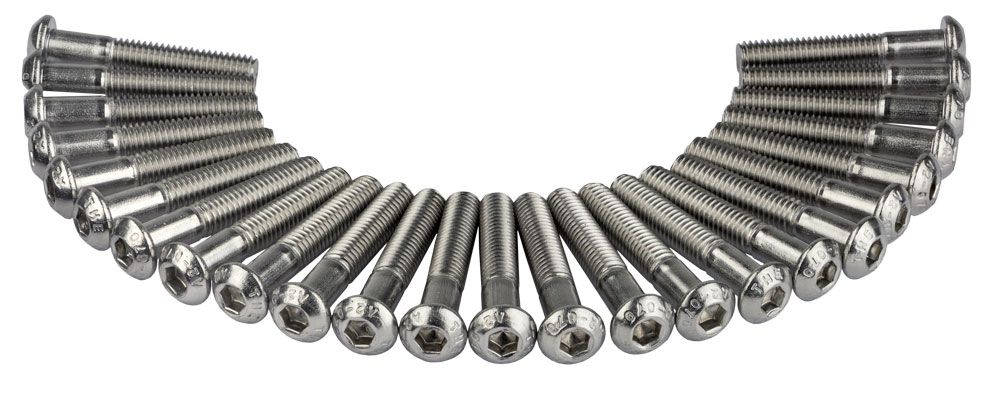 Anp-Schraube M6x35 Innensechskant Edelstahl ISO7380-1 A2-070 DS A 25