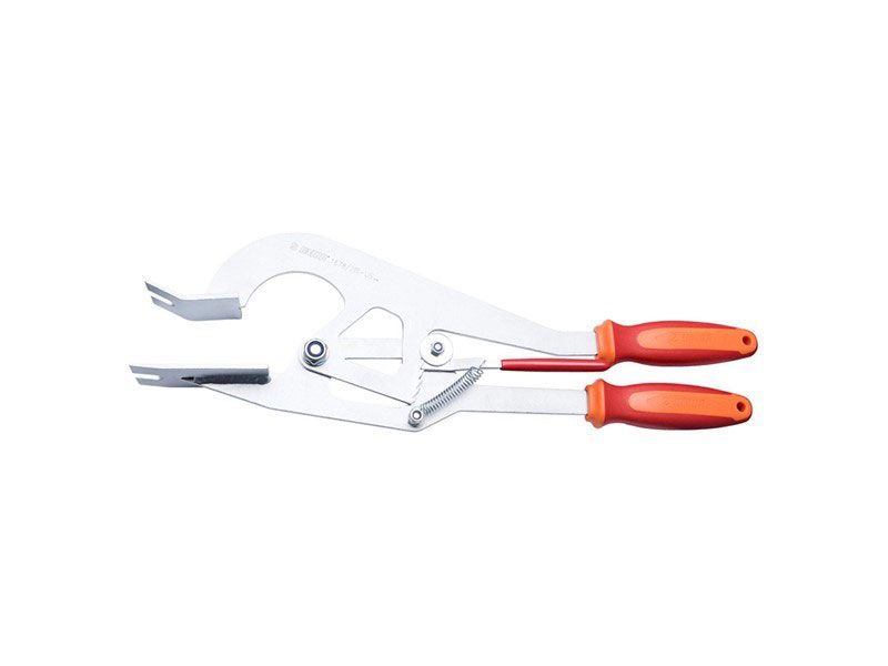 Reifen Montagetang Heckgabel Stahl Silber Orange