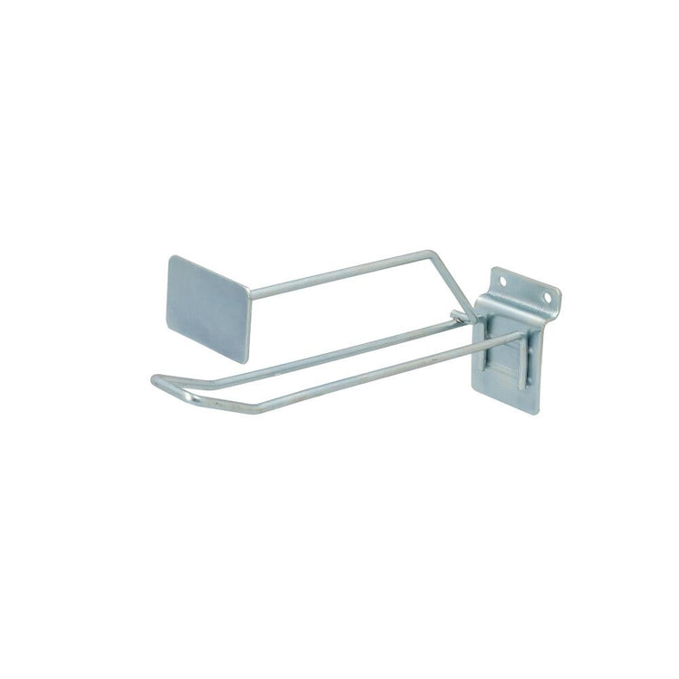 Markenloser Rackhaken mit doppelter Lamelle, Etikett 20 cm