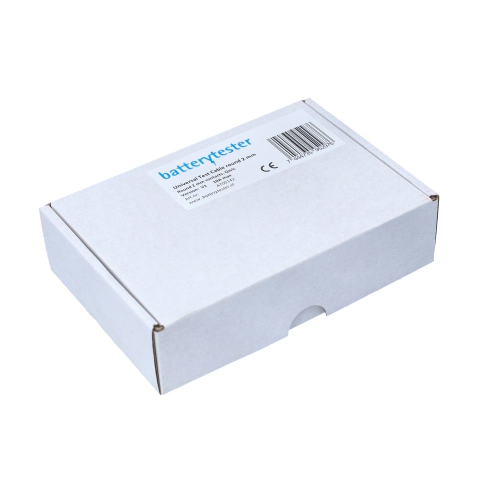 Batterietester Batt BT Uni rund 2mm Kontaktkabel
