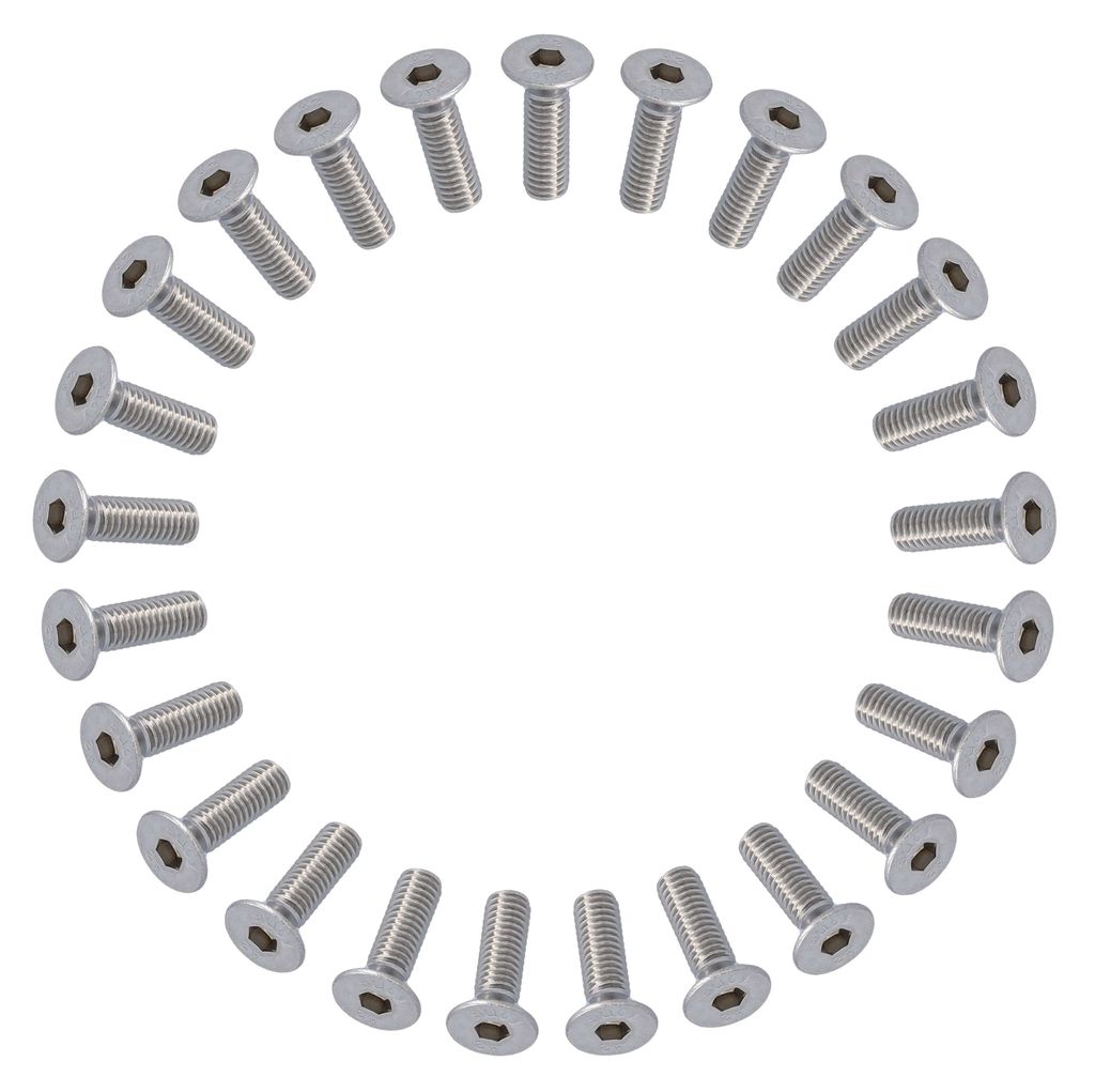 Anp-Schraube M6x20 Innensechskant Edelstahl ISO10642 A2-07 DS A 25