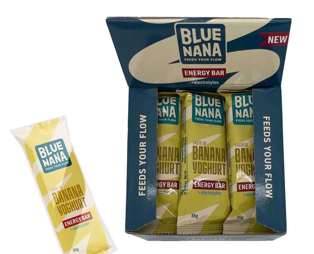 Blue Nana Bar Energy Bananenjoghurt 55gr ds a 12