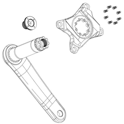 SRAM -Schraubenset 8PCS.