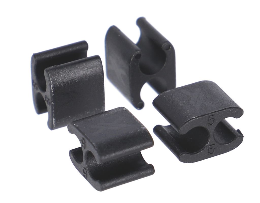 XLC KABED -Kabelclip 5mm SW ds A 4 BRX122