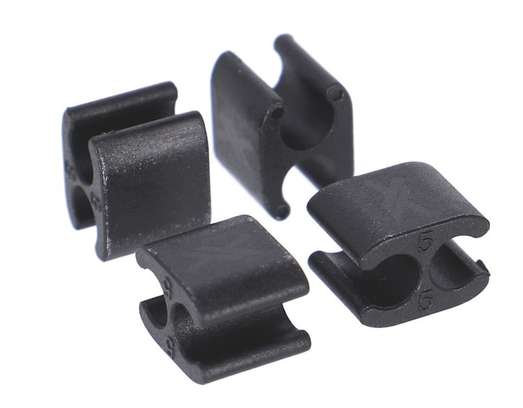 XLC KABED -Kabelclip 5mm SW ds A 4 BRX122