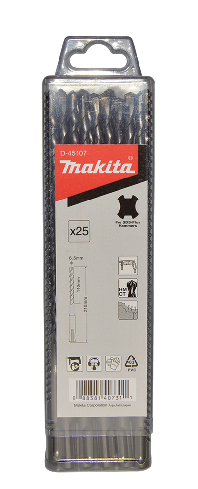 Makita-Zubehör B2S: Betonbohrer 6,5 x 210 mm – D-45107 D-45107