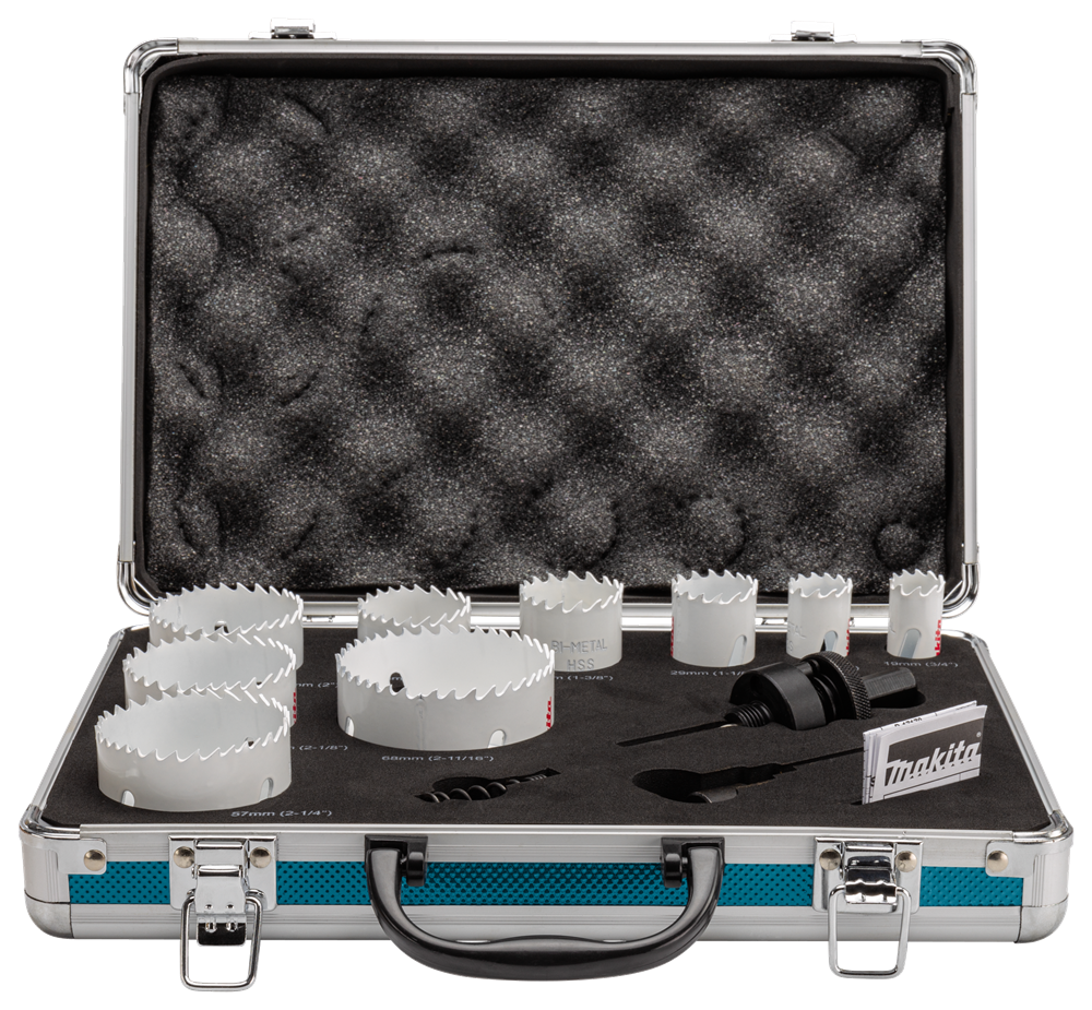 Makita Zubehör Lochsägen-Set 12-teilig Holz Metall – D-47282 D-47282