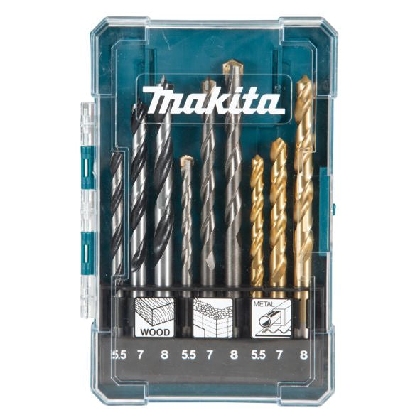 Makita-Zubehör d-71978 | Bohrerset | 9-teilig - D-71978
