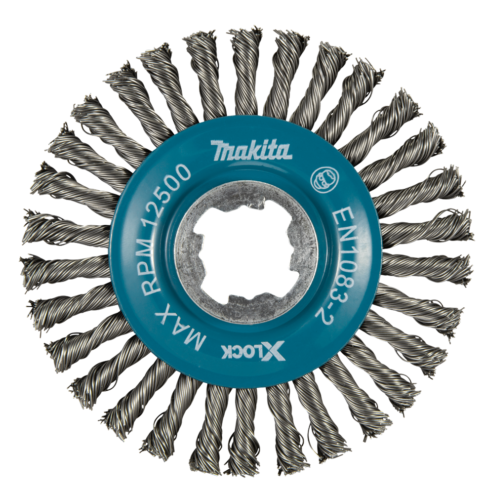 Makita Zubehör Rundbürste 115 mm X-Lock Stahl – D-73411 – D-73411