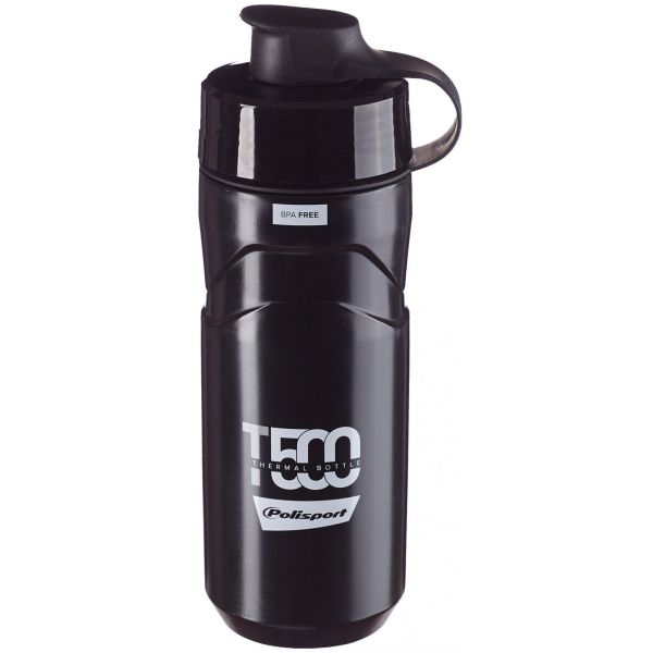 Polisport Flasche Thermal T500 Polypropylen 500 ml schwarz grau