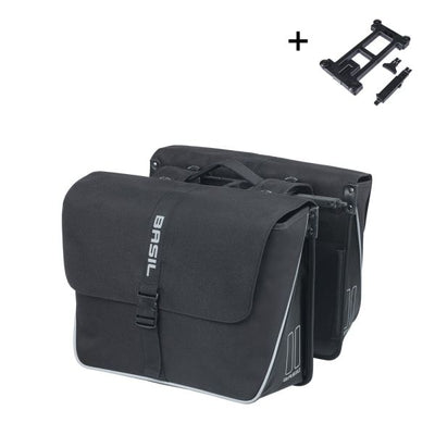 Basilikum Doppelbeutel Forte Mik 35L Schwarz