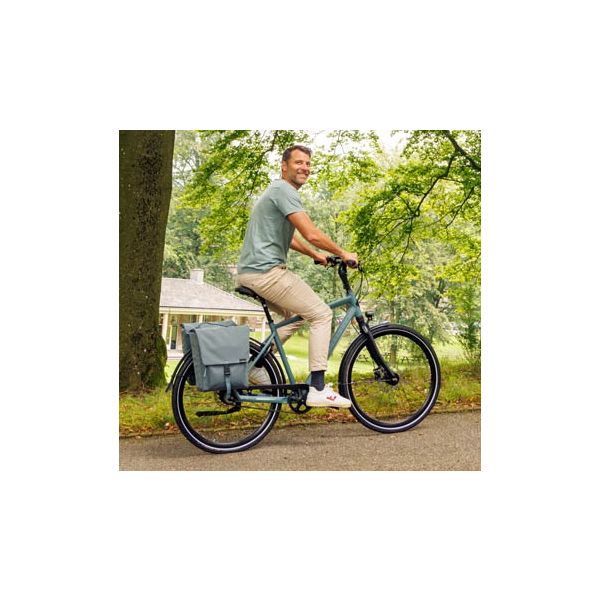 NEWLOOXS Neuer Doppel -Taschen -Tulum Wiederholung. 32l Rpet Grau Grün