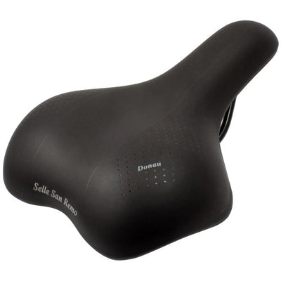 Selle San Remo Fahrrad Sattel San Remo Donau für City Trekking Bikes Black (Arbeitsplatzpaket)
