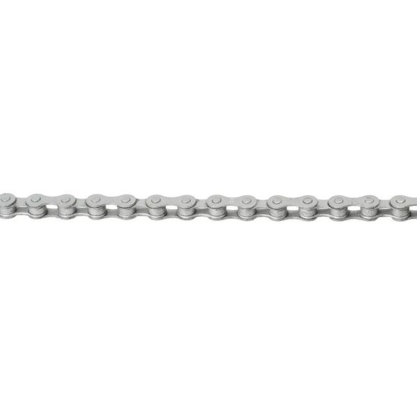 KMC -Stadsfiets feste Zahnradkette 112 Silvers Silber Silber