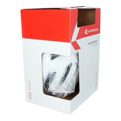 Kross Fahrrad Helm Road Pro L (58-62 cm) - Weiß