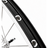 Hinterrad 28'' Aluminium ZAC 2000 schwarz geschliffene Felge - Freilauf - Vollachse